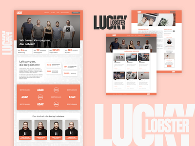 Lucky Lobster Agency - Webdesign