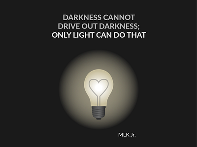 Light vs. Darkness adobe ai blm darkness illustrator light lightbulb love