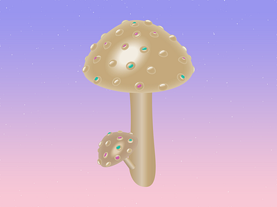 Galaxy Gold Space Shroom