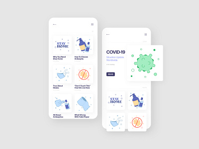 Free Illustrations About Coronavirus antiseptic app blog colorful coronavirus covid gallery icons interface kapustin mascot set stay home toilet paper ui virus