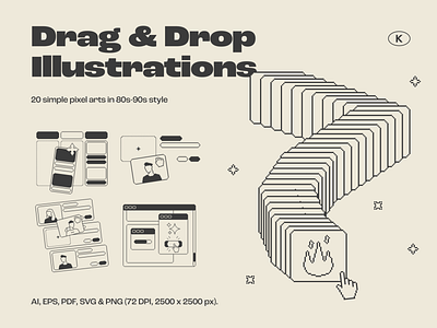 Drag & Drop Illustrations
