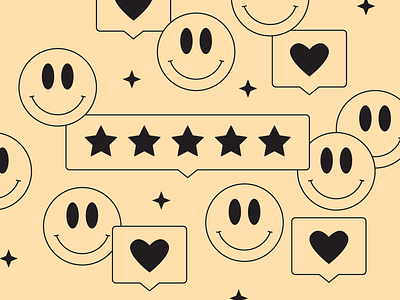 Feedback - Lottie Animation animation colorful design feedback illustration json kapustin linear lottie outline rating resources set smile star vector