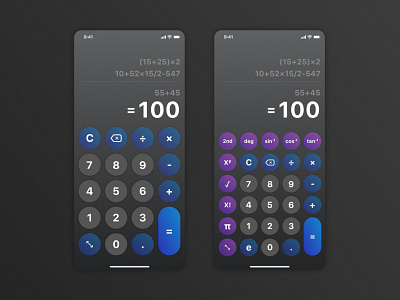 Calculator App app dailyui design figma minimal ui ui design uidesign