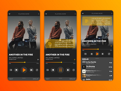 Music Player app dailyui design figma minimal ui ui design uidesign