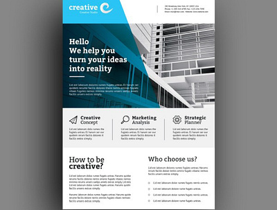 creative business flyer business flyer flatdesign flyer flyer design