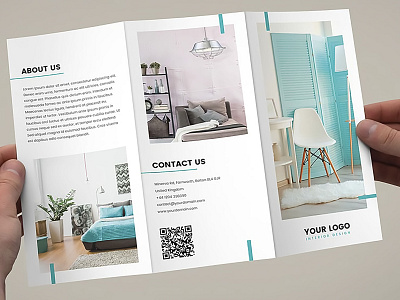 Brochure   Interior Design Tri Fold Template