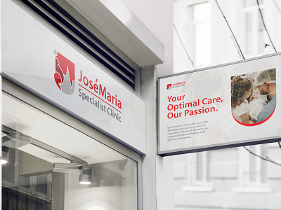 Branding: JoséMaria Specialist Clinic brand identity branding signage