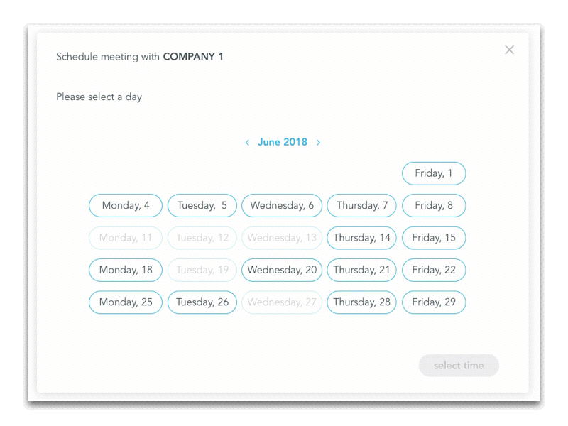 Scheduling Interaction