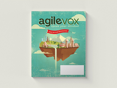 Agile Vox Magazine Cover atmosphere illustration magazine cover texture vector