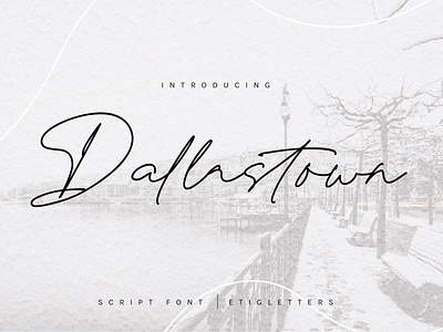 Dallastown - Script Font
