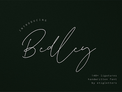 Bedley - Handwritten Font