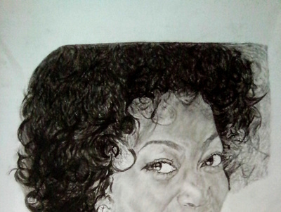 Funke... She is a popular Nigerian actor. artwork