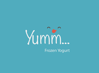 Yumm... Branding brand design brand identity branding frozen yogurt graphic design illustration logo