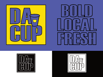 DA CUP Coffee Shop - #5 Daily Logo Challenge