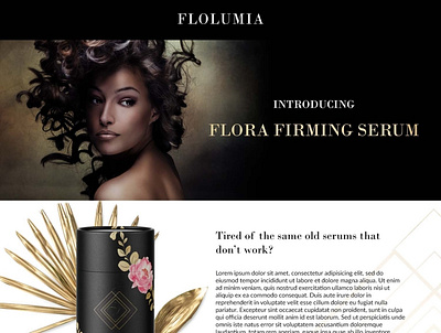 Flolumia Brand Awareness Campaign beauty brand brand awareness branding graphic design landing page packaging design web design