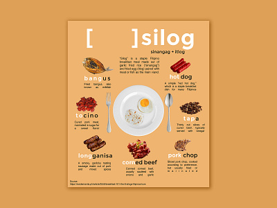 Silog | Infographic design filipino foodie infographic