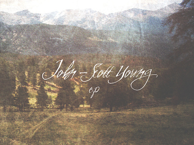 John Scott Young EP album art album cover graphic design music photoshop wilderness