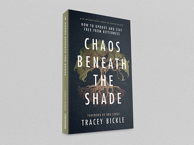 Chaos Beneath the Shade book book cover design handmade illustration publishing tree