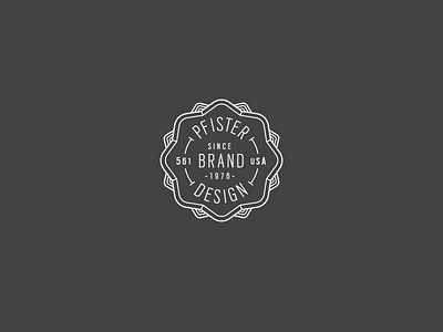 Pfister Brand Design brand logo