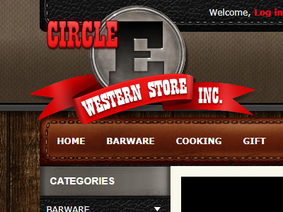 Circle E Western Store - Logo Effects