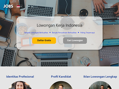 Lowongan Kerja Indonesia jobs ui web