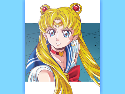 Redraw Sailor Moon sailormoon art drawing