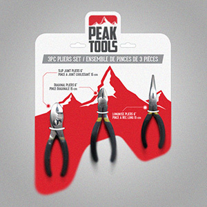 Peak Tools design design logo mountain package design packaging packaging design peak red tools