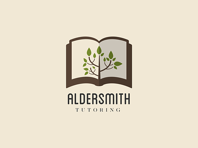 Aldersmith branding design green illustration logo