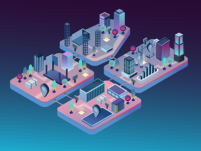 The city isometric