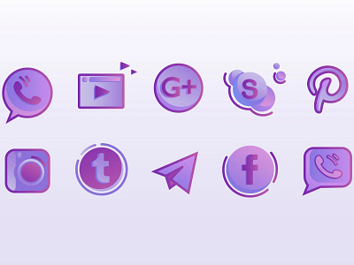 social media icons