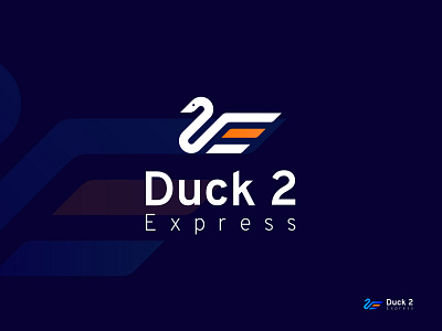 Couriar Logo Concepts  | Duck 2 Express