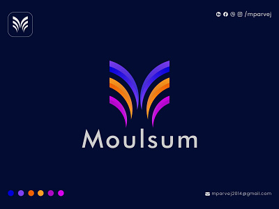 Abstract Moulsum Logo Design