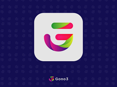 G 3 Logo Design Concepts   Gono3 modern logo