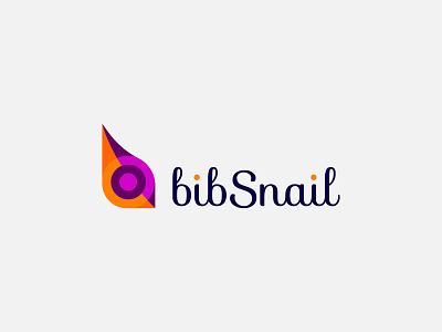 Bib Snail - Modern Logo Design abstract logo b logo bibsnail logo brand guideline brand identity branding creative logo design illustration logo logo design concept logodesigner logomaker logotype modernlogo snail app icon snail brand snail design snail icon snail logo