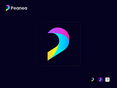 P Lettermark Logo  - Peanea