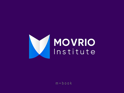 M + Book Logo Concepts - Movrio Institute