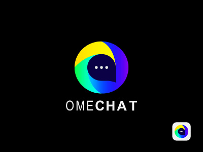 OMECHAT- Letter O+ Chat Logo Concepts