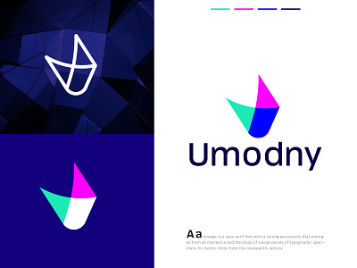 Umodny Logo Branding-U modern Logo