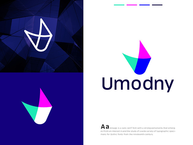 Umodny Logo Branding-U modern Logo by Parvej design on Dribbble