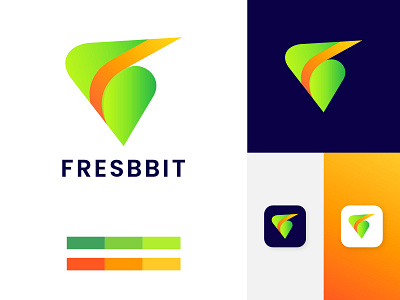 Fresbbit modern brand identity design