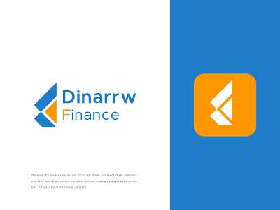 Dinarrw Finance Brand identity Design