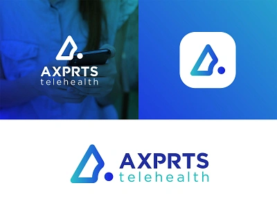 Axprts Telehealth Logo Branding a abstract logo a medical logo a modern logo business logo combinations mark creative logo health app icon health logo health logo branding illustration letter a telehealth logo logo design concept logo maker logotype medical logo professional logo simple logo startup telehealth logo unique logo