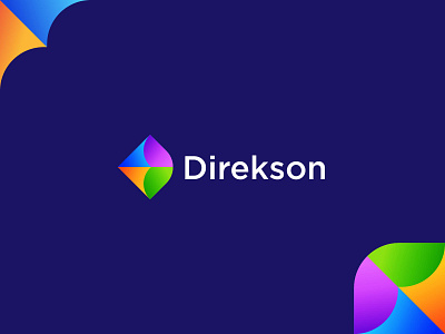 Direkson - D - War Bow - Modern Logo - Abstract Logo