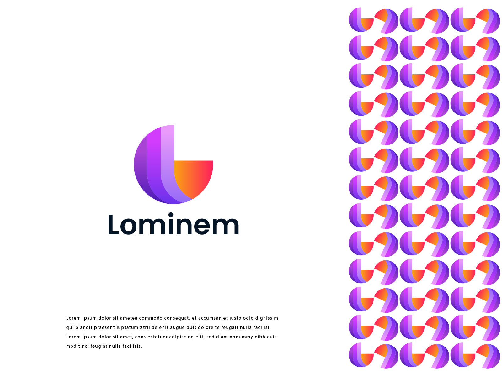 Lominem Logo Design by mparvej on Dribbble Lominem Logo Design