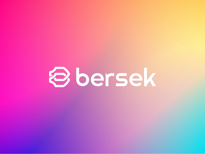 Bersek abstract arrow b brand identity colorful connections flat link logo design logo mark logos minimal modern protect simple strtup symbol