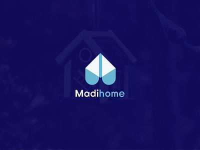 Madihome brand identity branding contractions logo design mortgage real estate logo