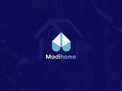 Madihome brand identity branding contractions logo design mortgage real estate logo
