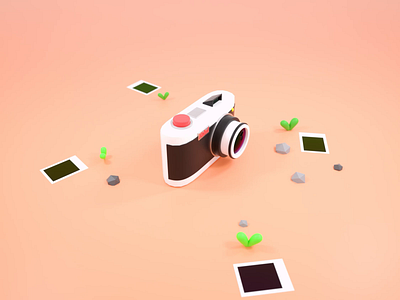 Image Catcher Camera 3d 3d animation 3d design 3d graphic 3d illustration 3d modeling 3dart camera cartoon illustration isometric motion design pastel