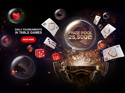 Table Games bubbles cards casino gambling golden cup igrosoft online casino poster design shining slots table games web design