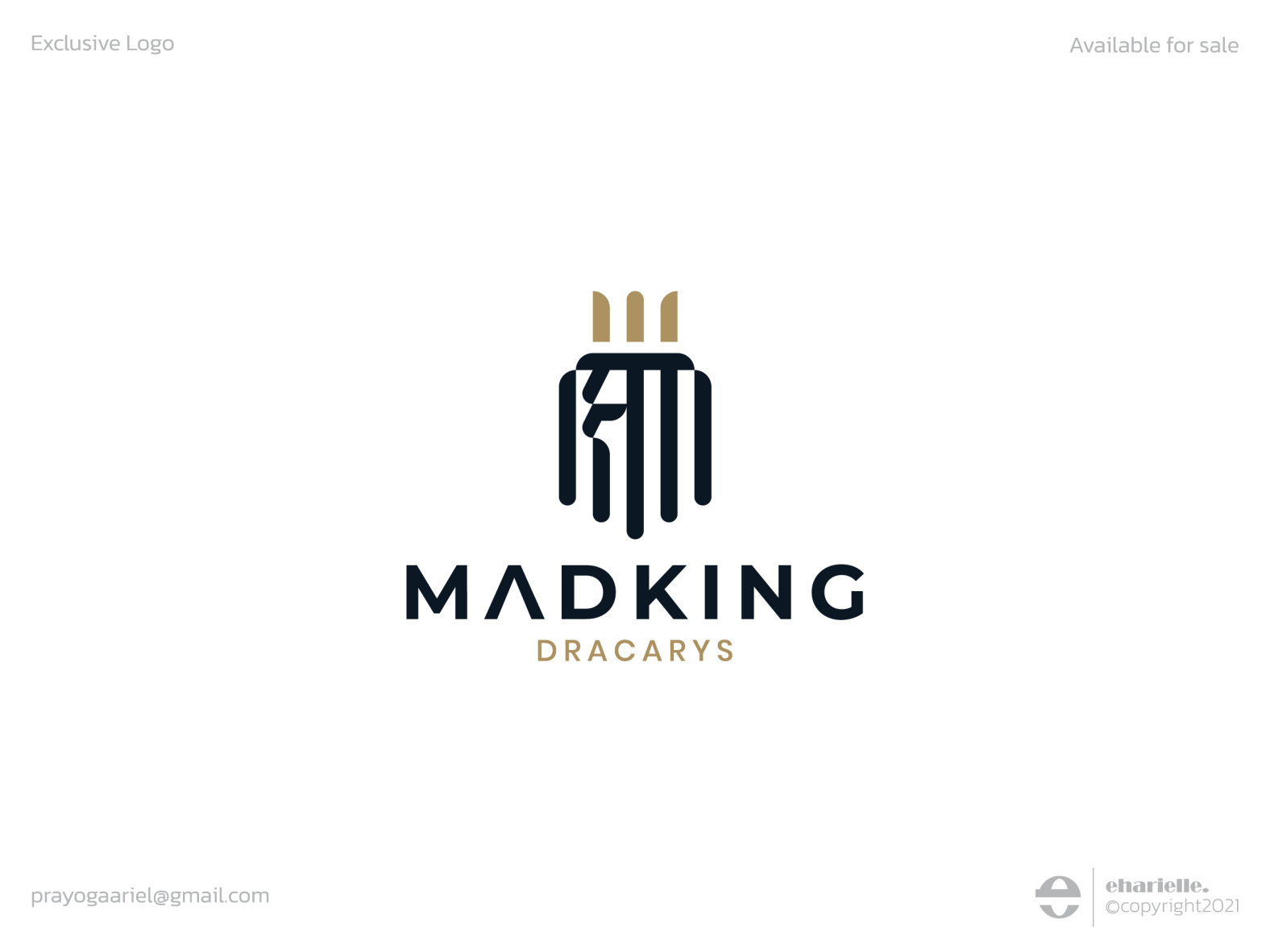 Head King Logo FOR SALE! by eharielle on Dribbble